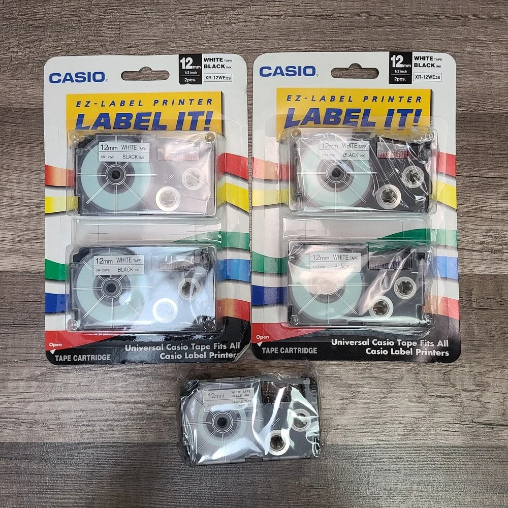 Casio EZ Label Printer Label It‎ KL-120 - TESTED WORKING W/ 12mm Label Tape